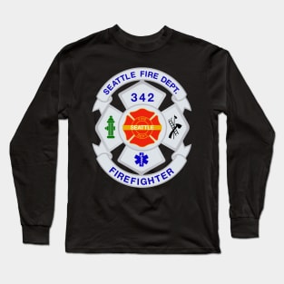 STATION 19 - DEAN MILLER - BADGE Long Sleeve T-Shirt